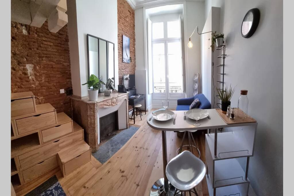 T1 Bis Cosy- Hypercentre - Clim - Metro - Wifi Apartment Toulouse Ngoại thất bức ảnh
